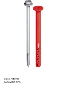 Diblu pentru caramida Porotherm M10x120mm